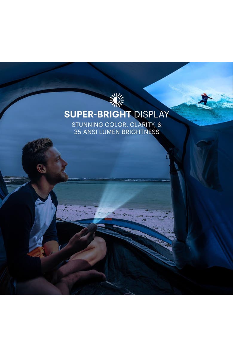 Kodak Luma 75 Ultra Mini Projector, Portable Pico Projector w/Built-in Speaker
HD Support, Alternate, color, Black