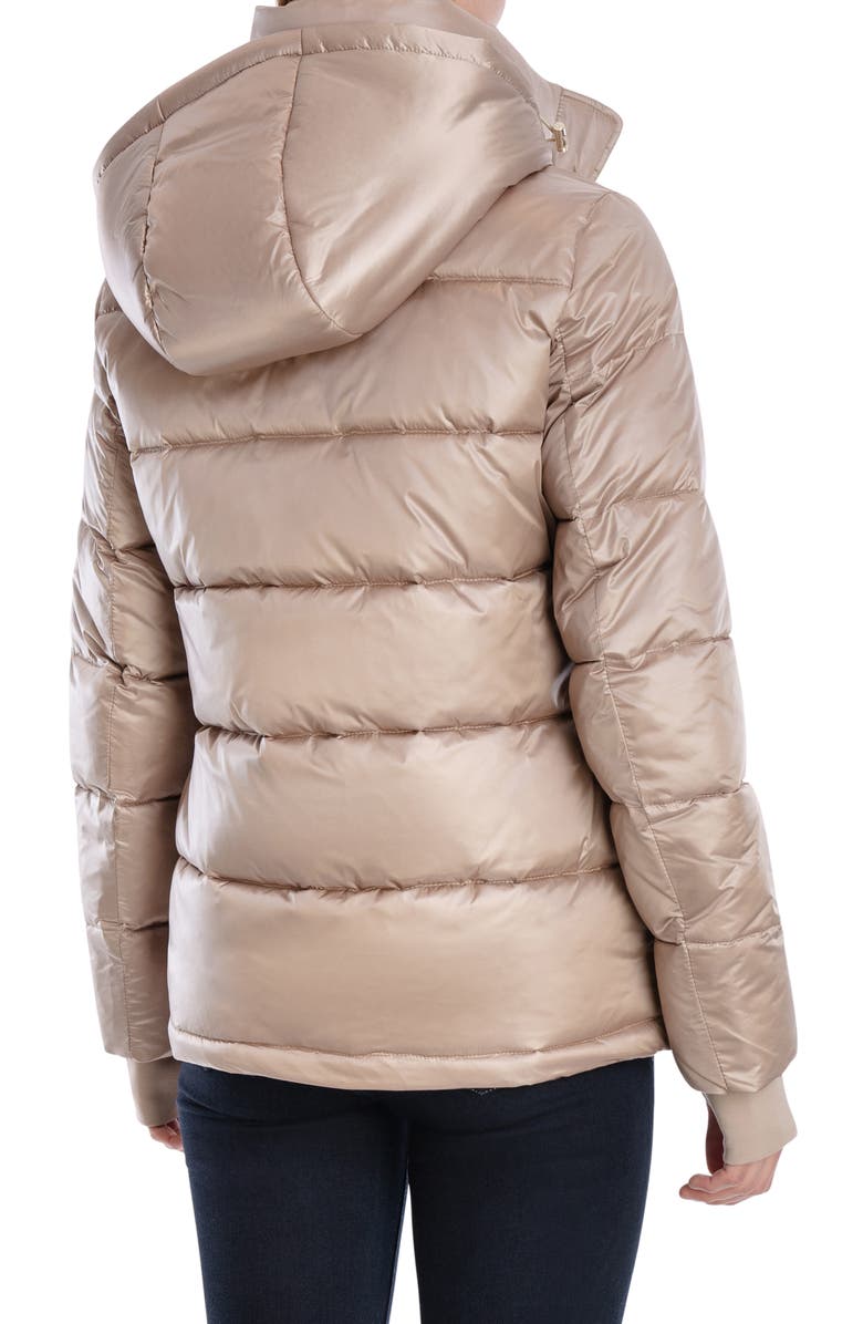 Michael Kors Hooded Quilted Puffer Jacket, Alternate, color,
