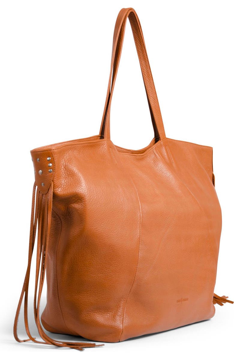 DAY & MOOD DAY AND MOOD Lia Fringe Trim Tote Bag, Alternate, color,
