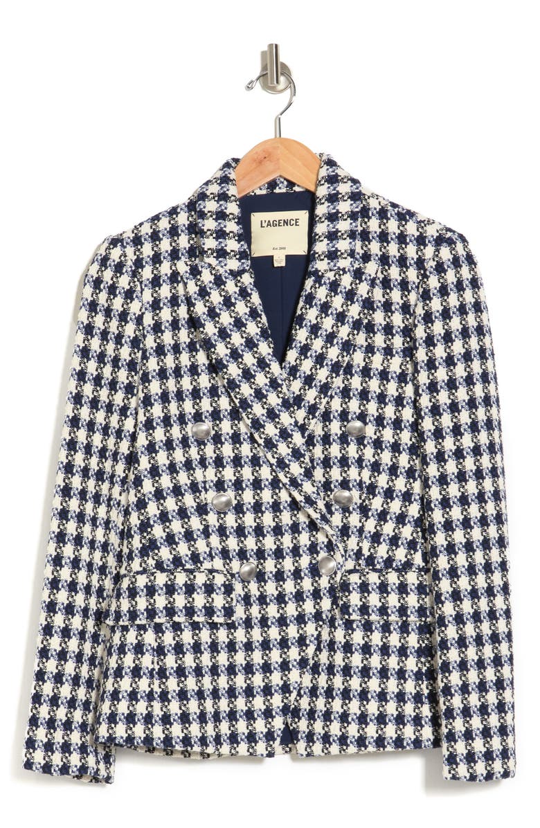 L'AGENCE LAGENCE Kenzie Double Breated Blazer, Alternate, color, 