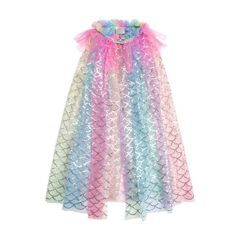 Rainbow Mermaid Cape (Toddler & Little Kid)