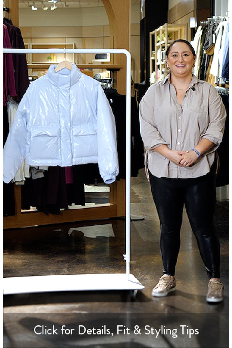 Shine Crop Puffer Jacket video