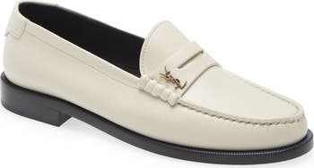 【関税込み】saint laurent MONOGRAMMA' LOAFERS Saint Laurent Le Loafer Monogram Penny Loafer (Women