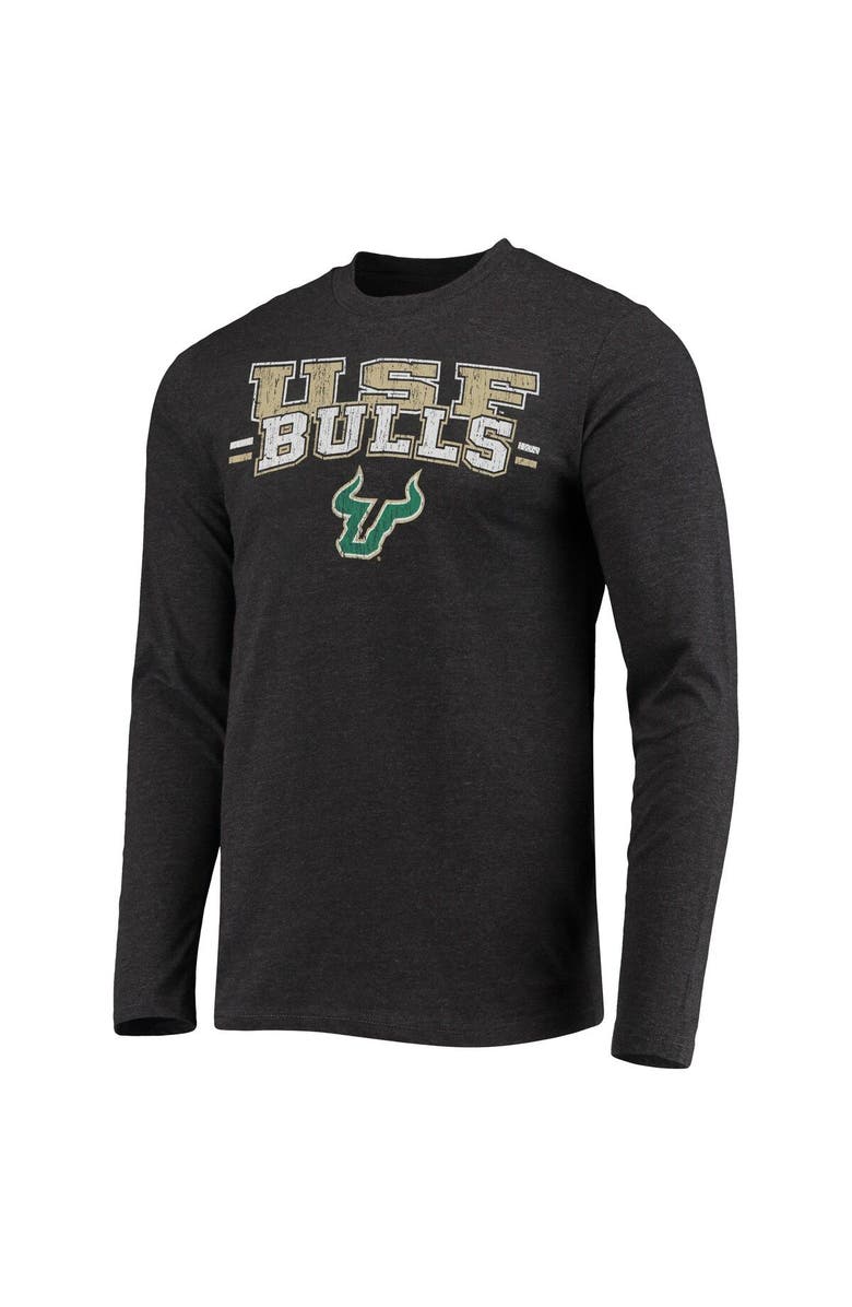 CONCEPTS SPORT Men's Concepts Sport Green/Heathered Charcoal South Florida Bulls Meter Long Sleeve T-Shirt & Pants Sleep Set, Alternate, color, 