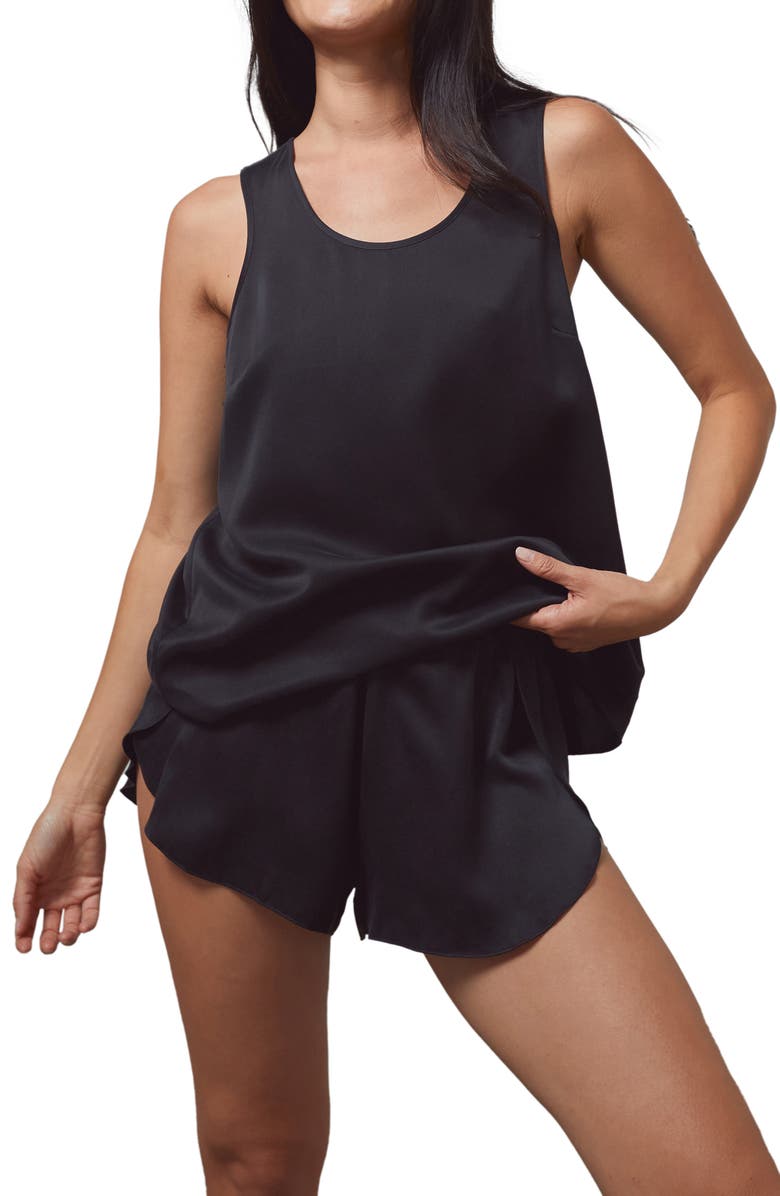 Lunya Washable Silk Short Pajamas, Alternate, color,