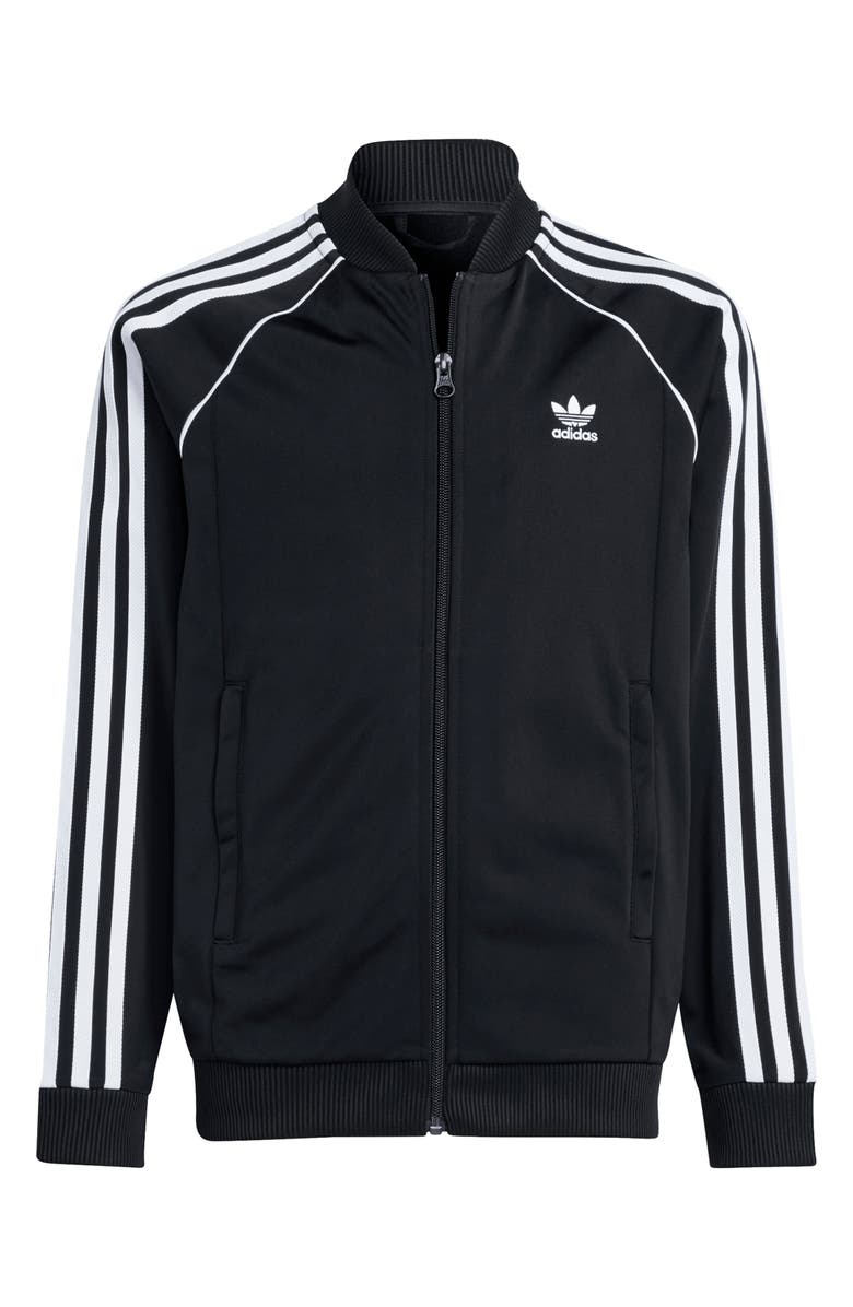 adidas Kids' SST Recycled Polyester Track Jacket, Main, color, 