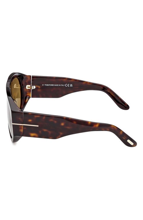 Tom Ford Bronson 60mm Aviator Sunglasses