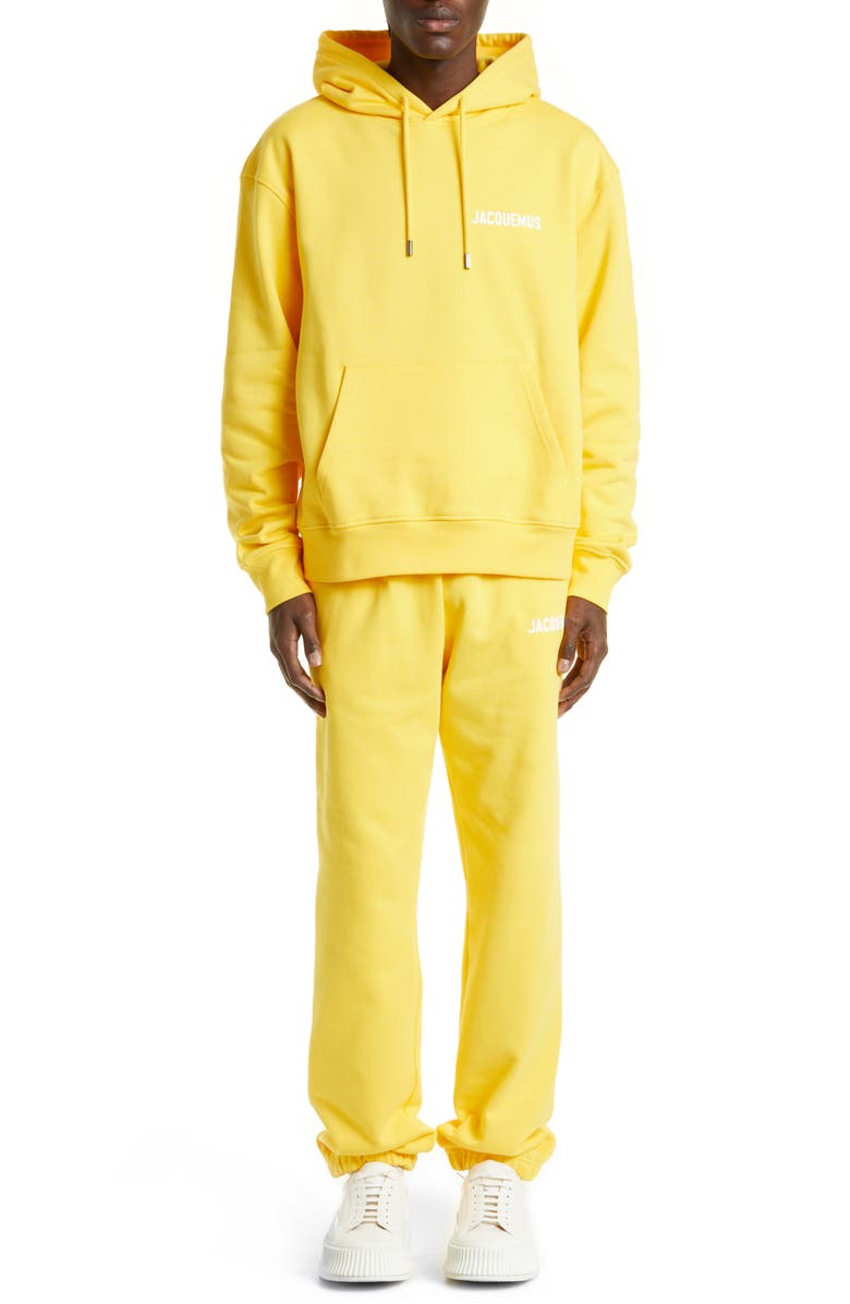 Jacquemus Le Jogging Organic Cotton Sweatpants, Alternate, color, 