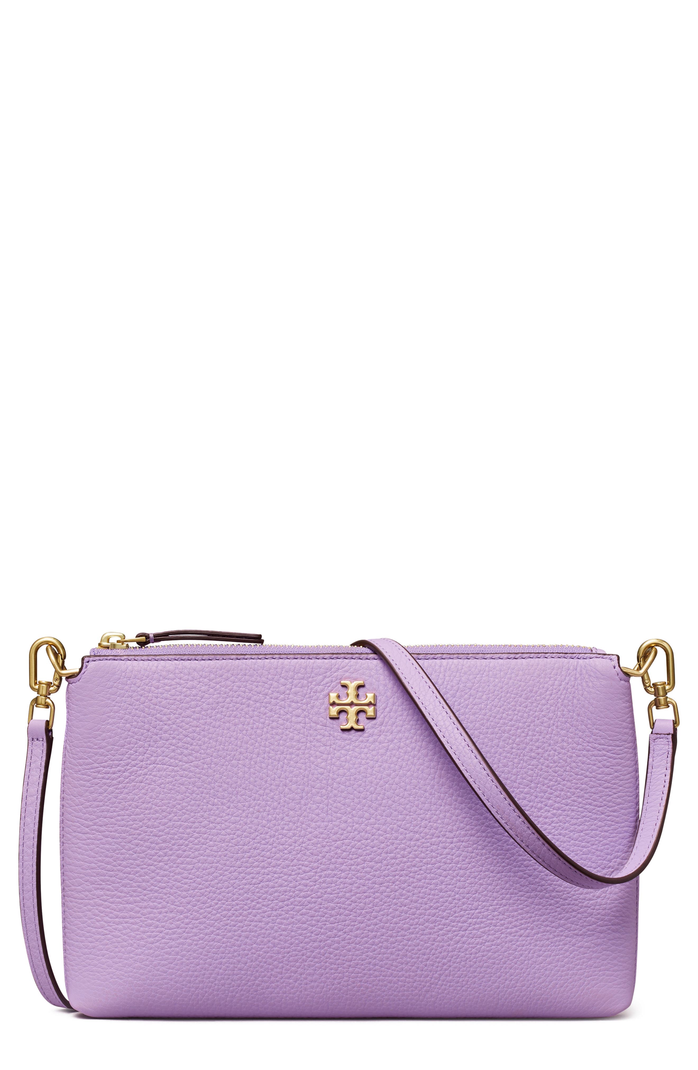Женские сумки Tory Burch Mercer Pebbled Zip Crossbody Bag