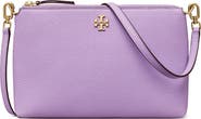 Tory Burch Mercer Pebbled Zip Crossbody Bag