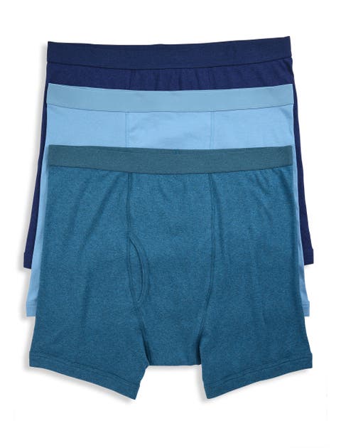 Big & Tall 3-pk Heathered Boxer Briefs