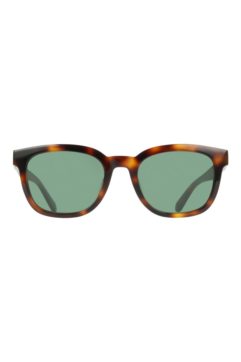54mm Rectangle Sunglasses, Main, color, TORTOISE