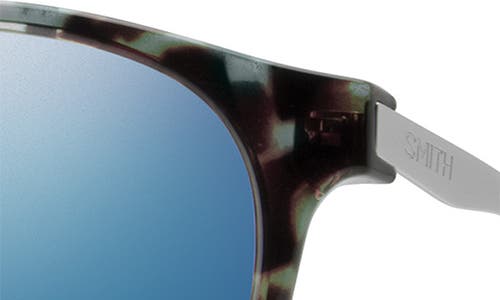 SMITH SMITH WANDER 55MM CHROMAPOP™ POLARIZED ROUND SUNGLASSES