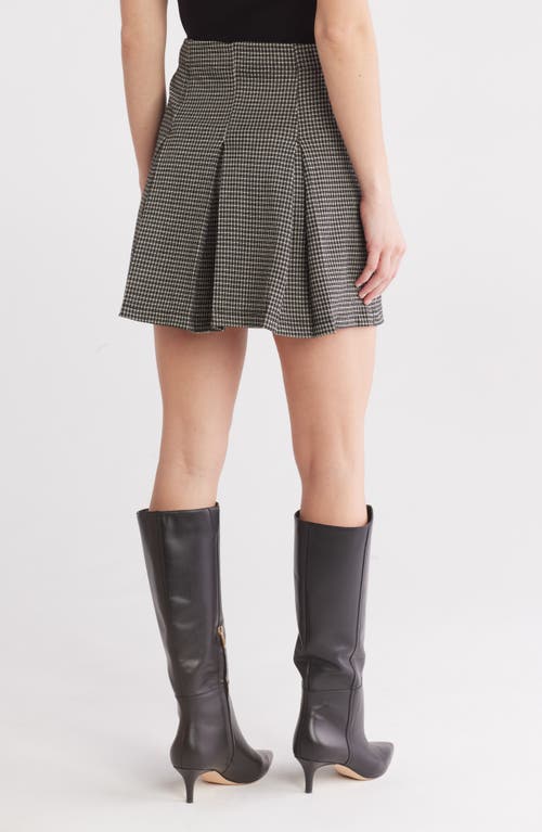 Max Studio Pleated Miniskirt In Gray
