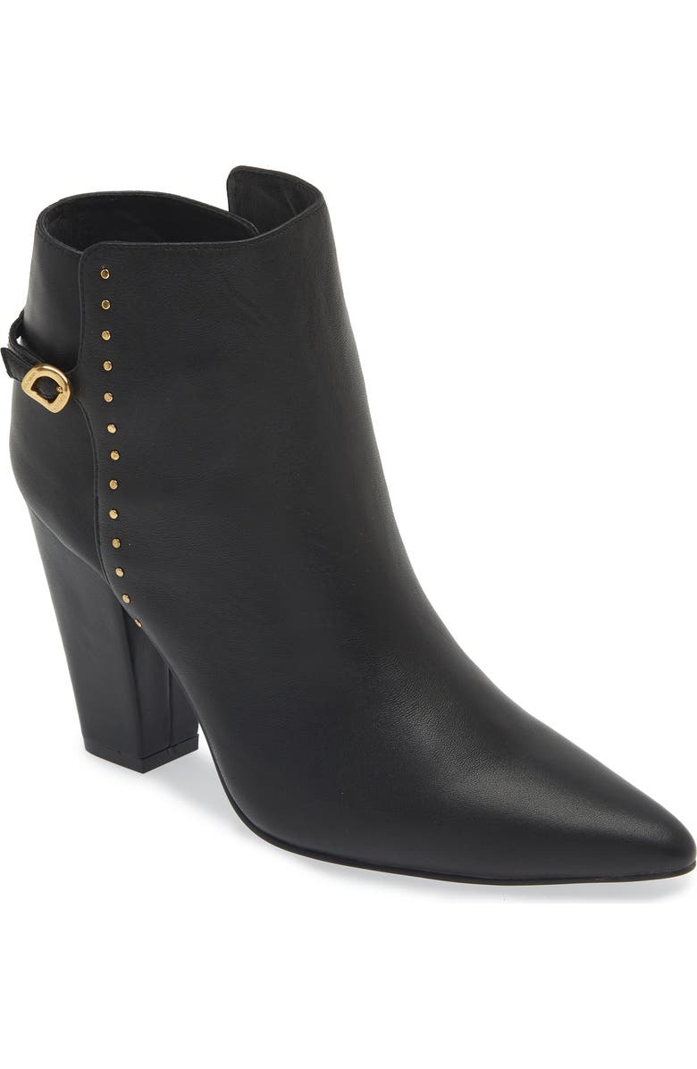 Rebecca Minkoff Darren Pointed Toe Bootie, Main, color, Black