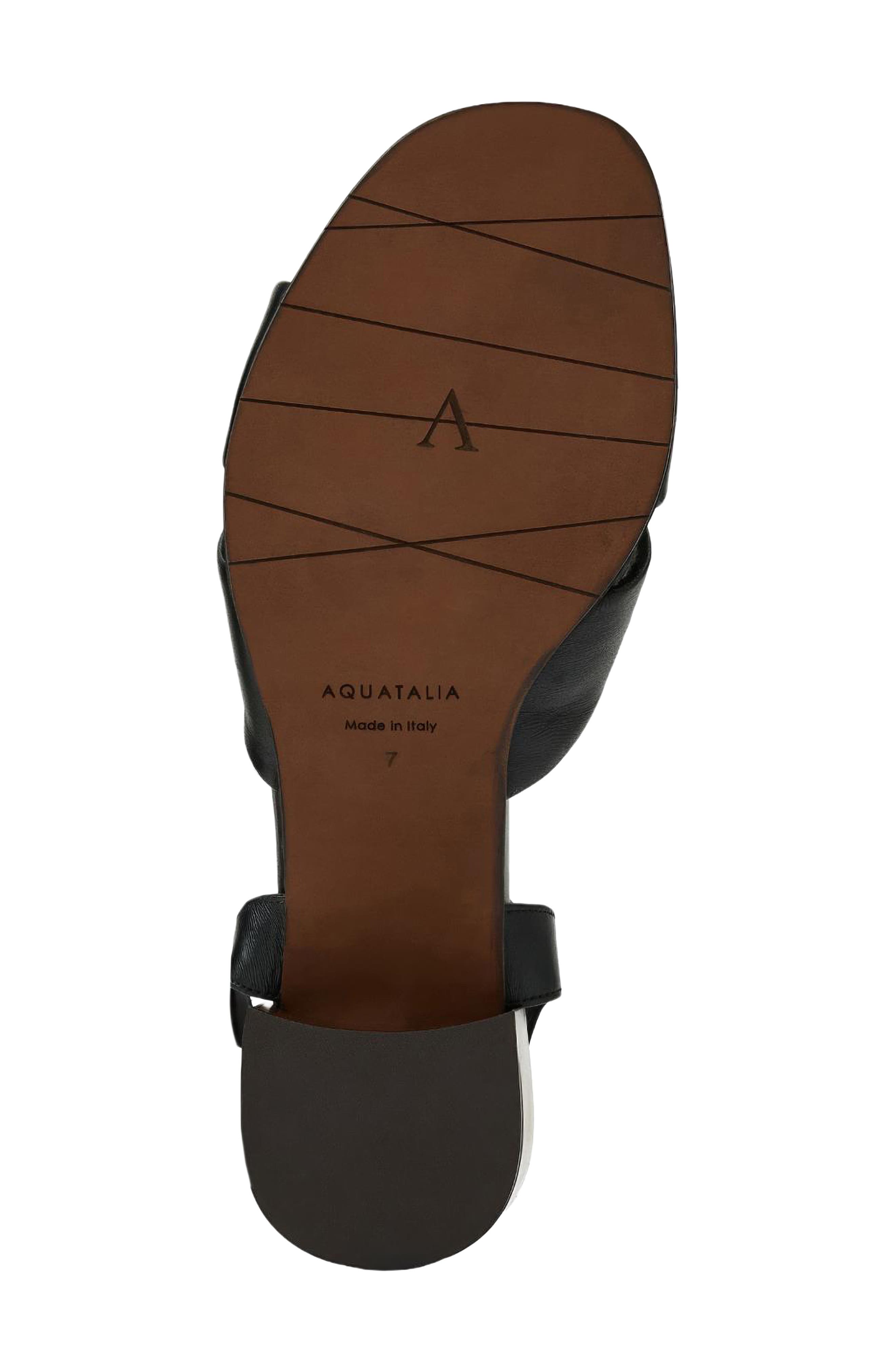 Aquatalia Domenica Weatherproof Ankle Strap Sandal, Alternate, color, 