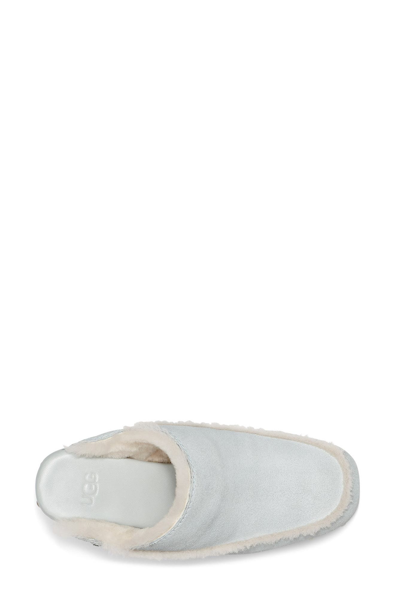 Aubriana Clog, Alternate, color, SKY GREY SUEDE