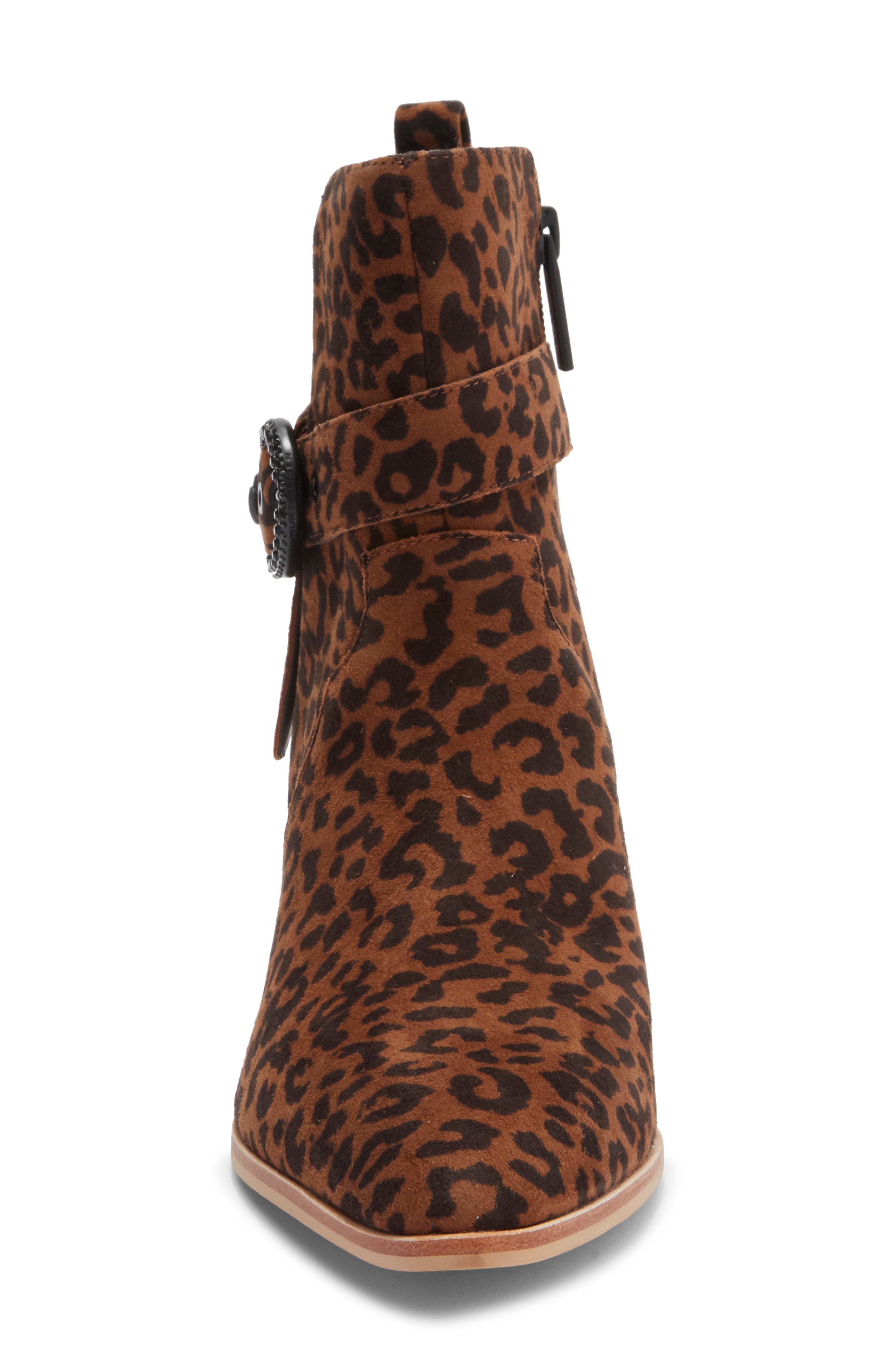 Kurt Geiger London Mayfair Belt Bootie, Alternate, color, Open Brown