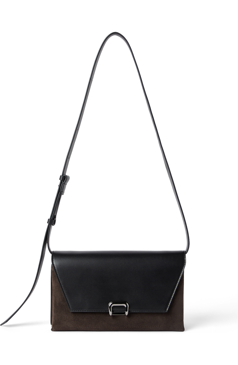 Brunello Cucinelli Sartorial bag in suede and calfskin, Main, color, Rust Brown