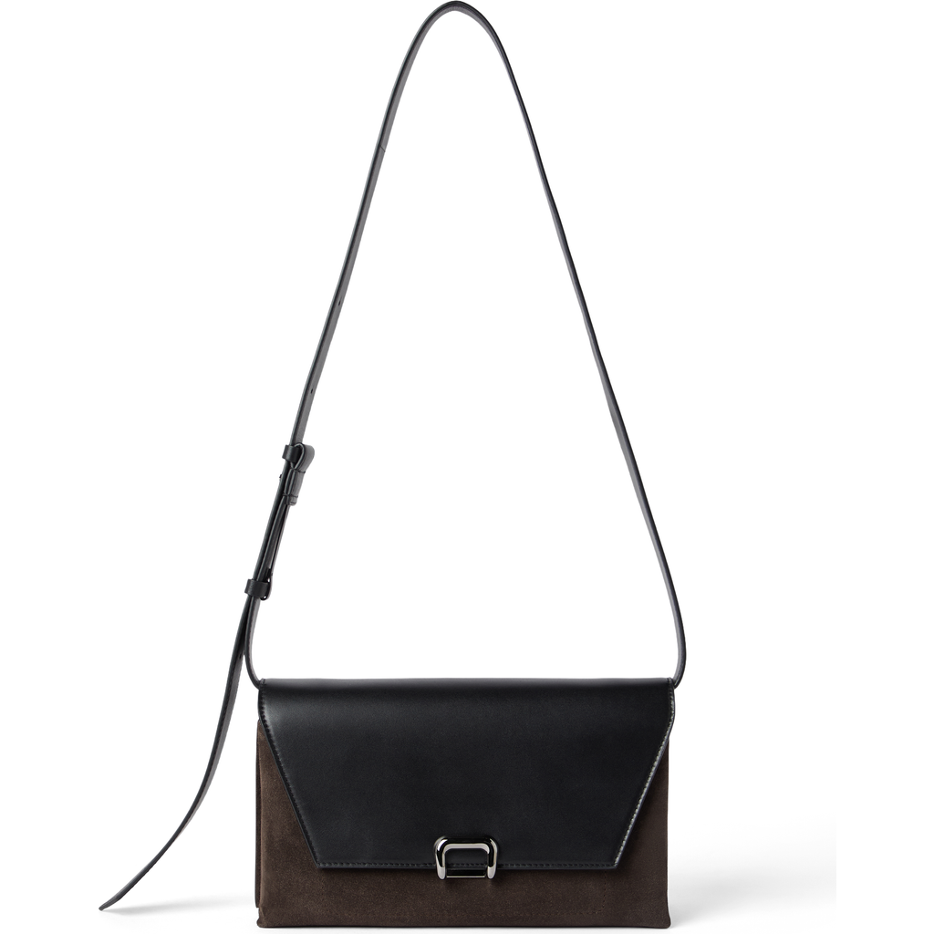 Brunello Cucinelli Suede And Leather Sartorial Cross-body Bag