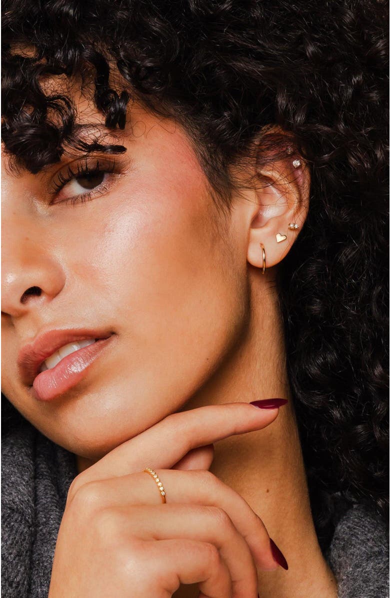 MADE BY MARY Live In Hoop Earrings, Alternate, color, Gold Filled