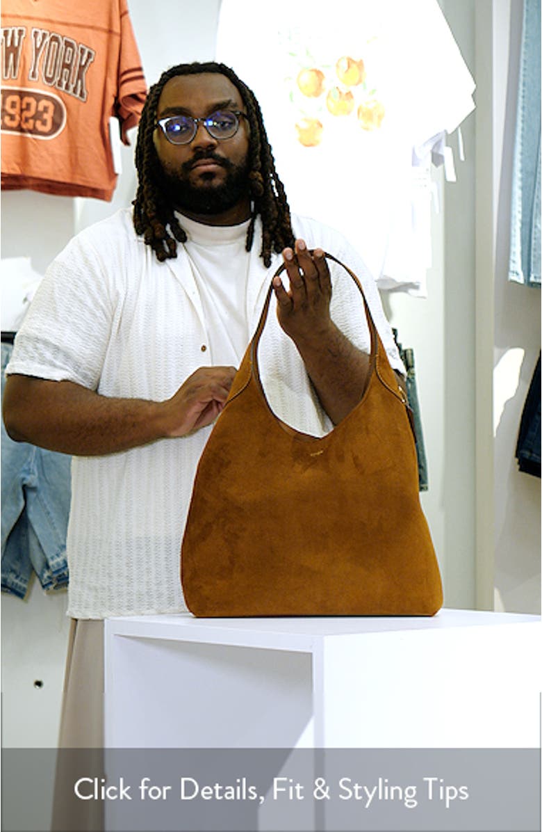 Brooklyn 39 Suede Shoulder Bag, sales video thumbnail