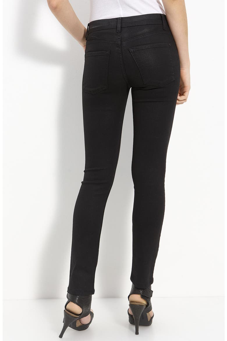 Skinny Leg Stretch Jeans, Alternate, color, BLACK