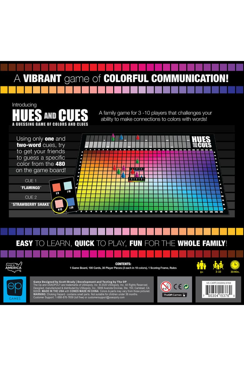 Hues & Cues A Guessing Game Of Colors & Clues, Alternate, color, Multicolored