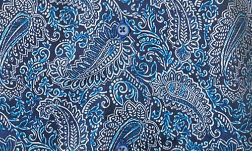Robert Graham Paisley Print Button-up Shirt In Blue