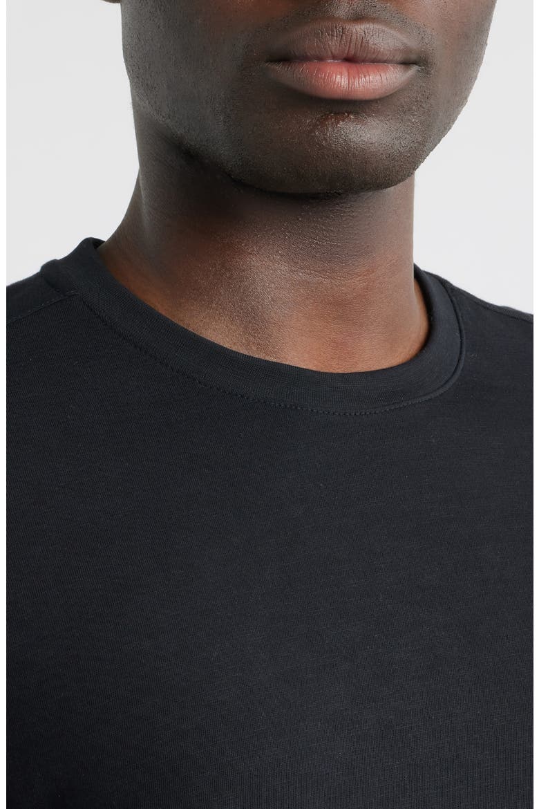 Brightwood Slub Cotton T-Shirt, Alternate, color, BLACK