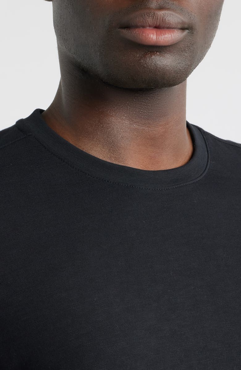 Robert Barakett Brightwood Slub Cotton T-Shirt, Alternate, color, Black