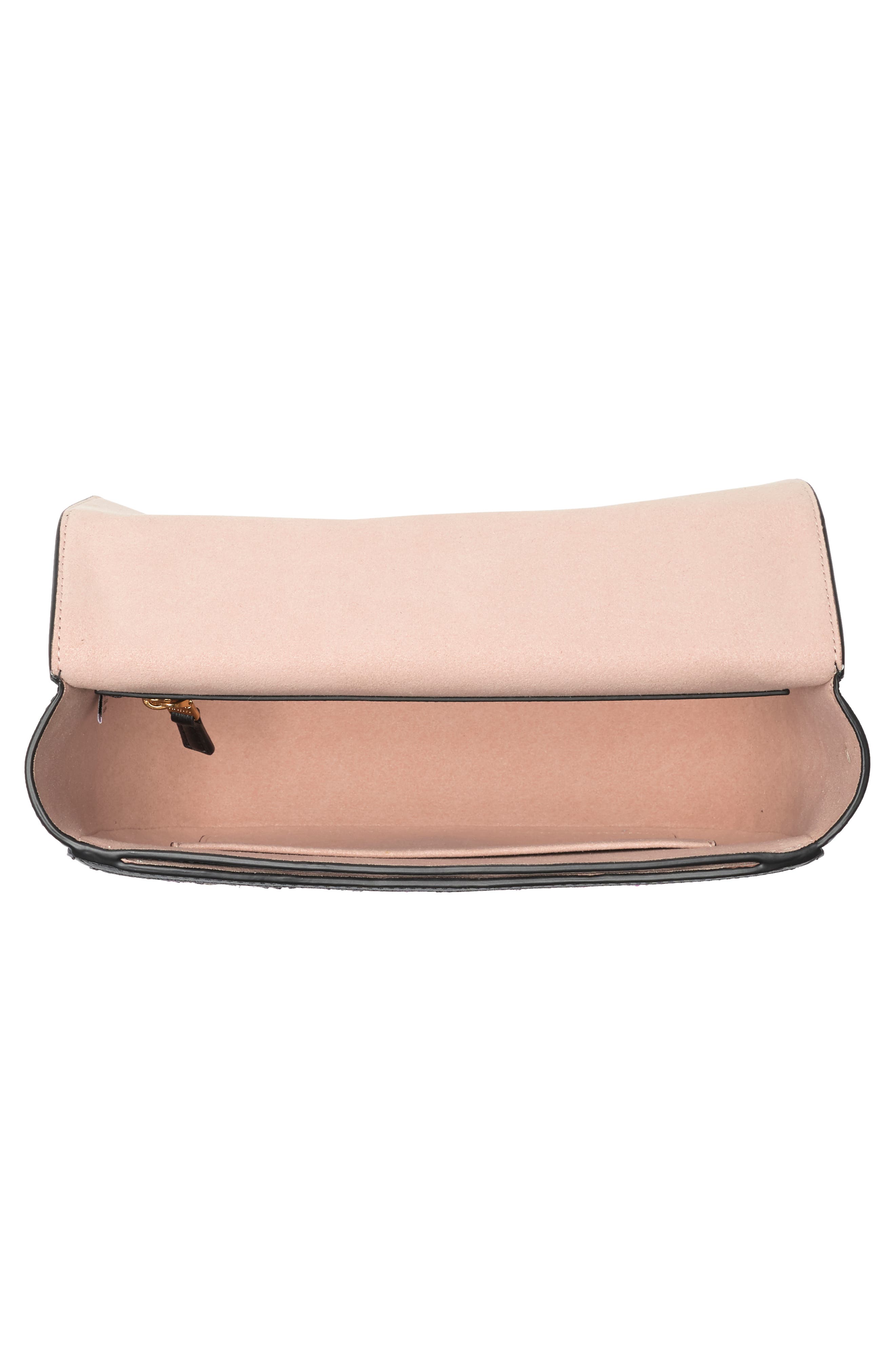 katy tweed medium convertible shoulder bag, Alternate, color, PINK MULTI