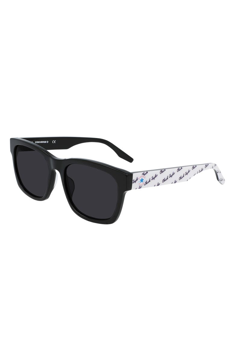 Converse All Star<sup>®</sup> 56mm Rectangle Sunglasses, Alternate, color, 