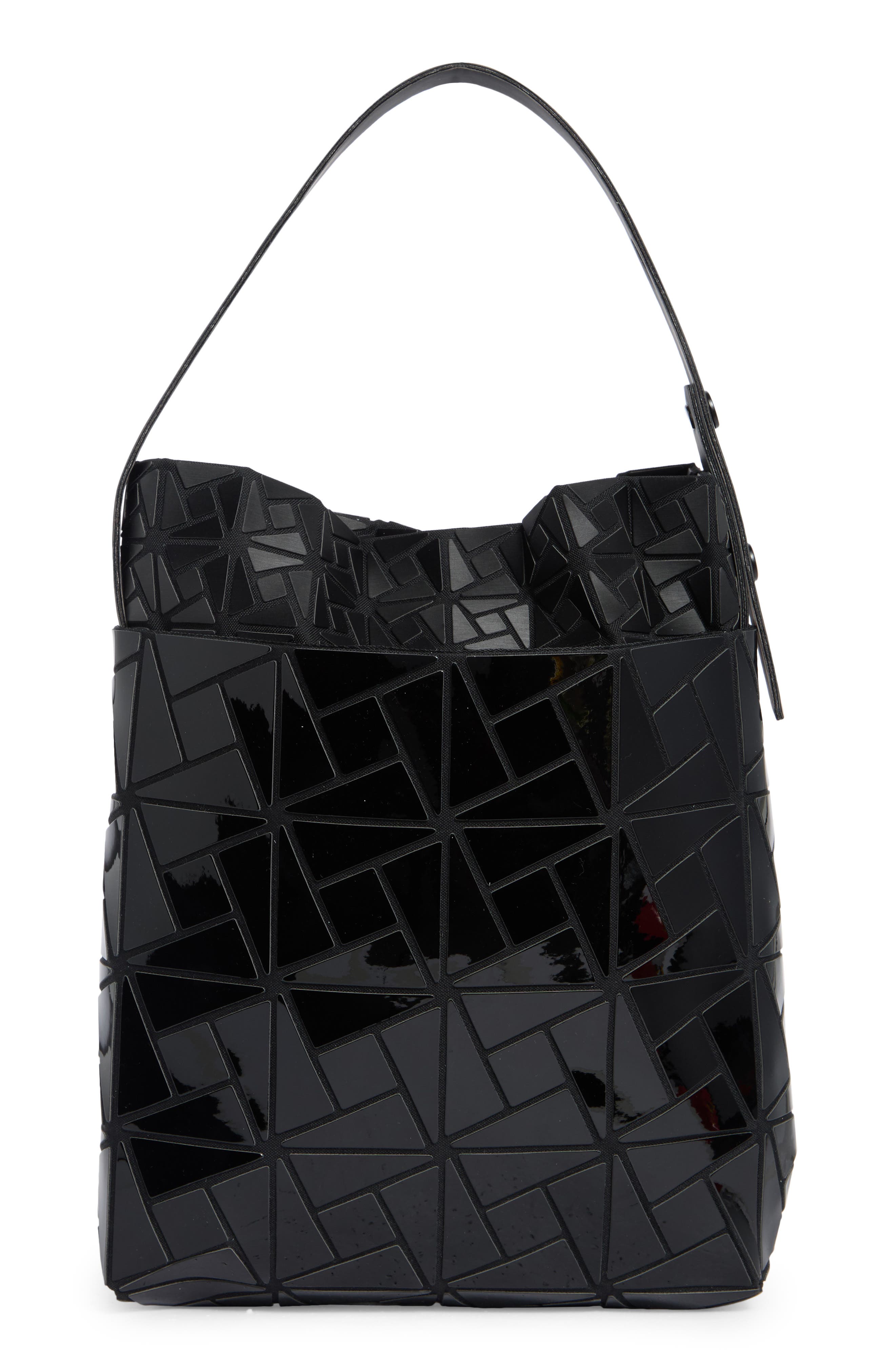 PATRIZIA LUCA Double Layer Box Pattern Shoulder Bag
