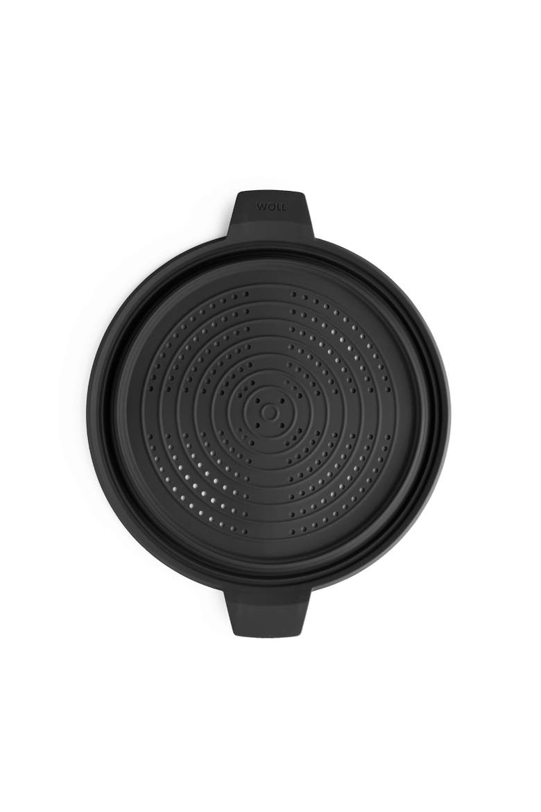 Silicone Steamer Insert For Wok 12-Inch, Alternate, color, Black