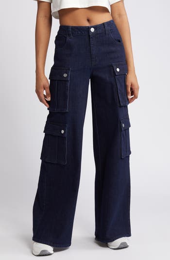 1822 Denim Wide Leg Cargo Jeans | Nordstrom