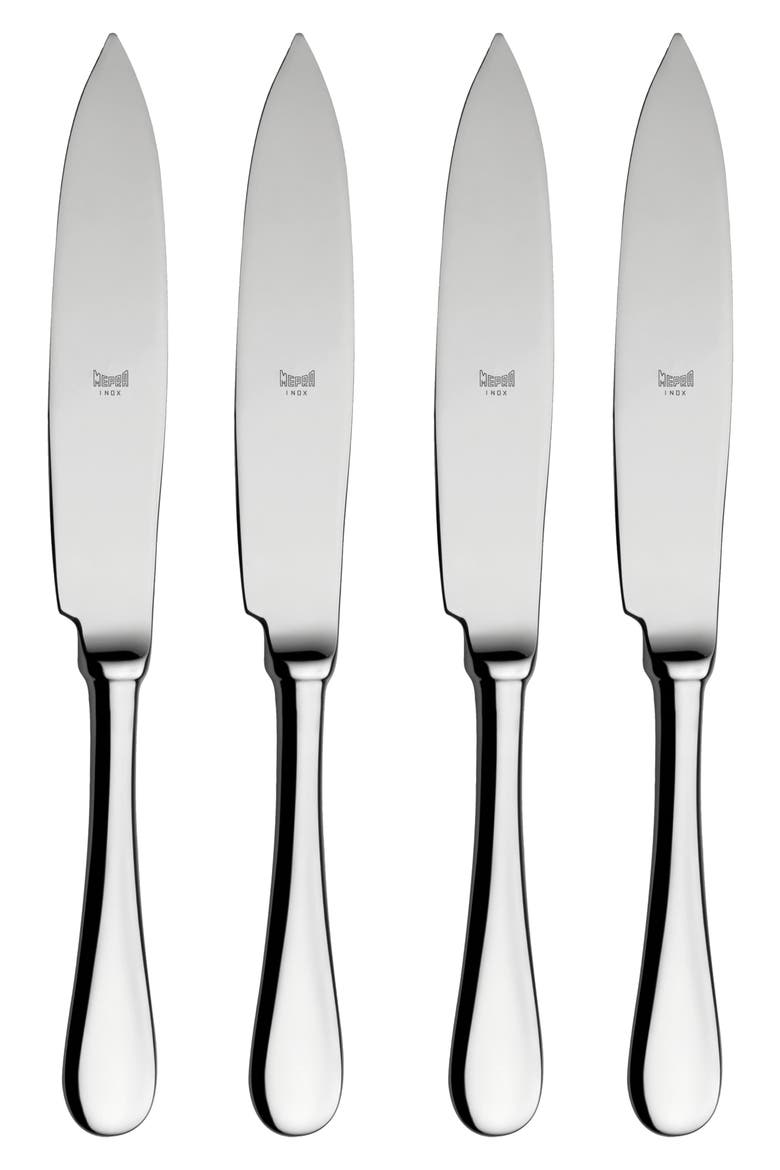 American 4-Piece Steak Knife Set, Main, color, STAINLESS STEEL