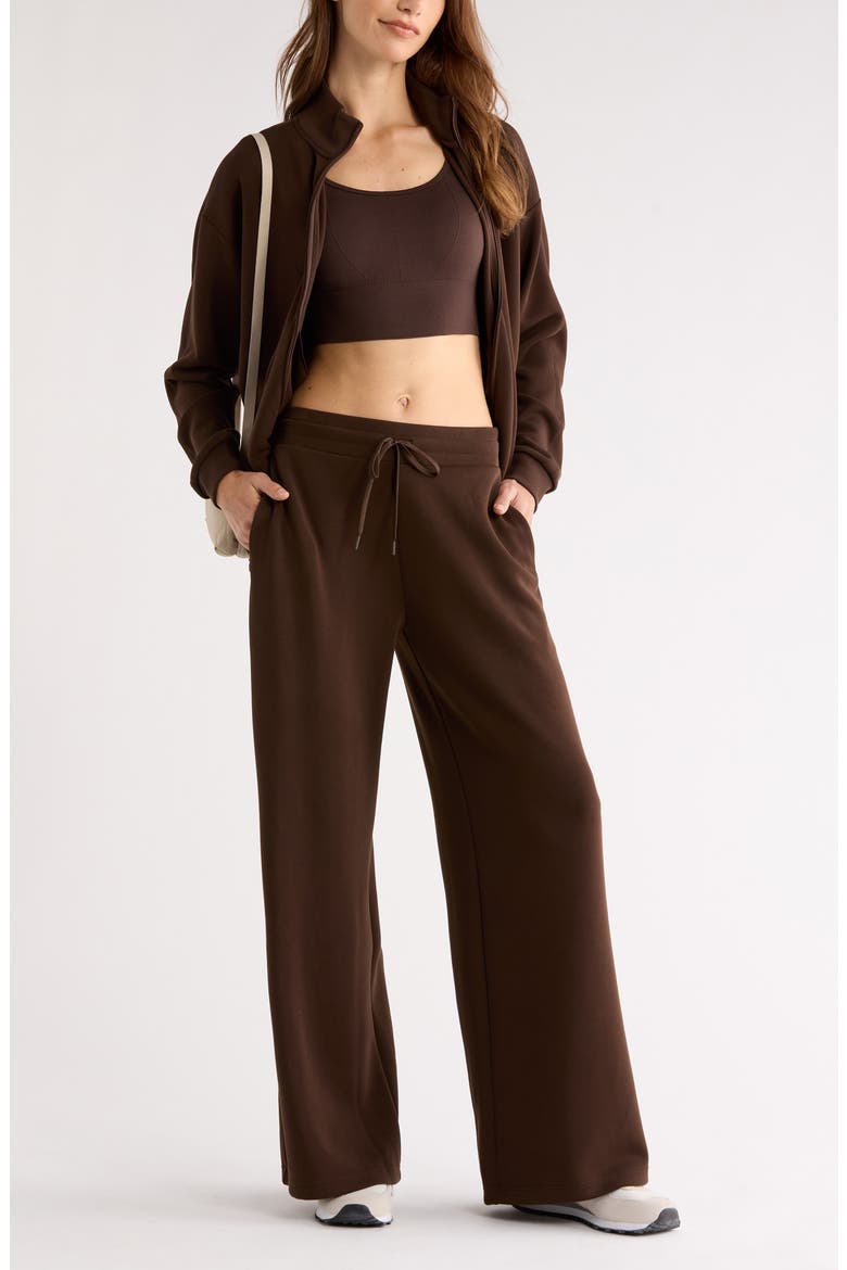 Soft Luxe Wide Leg Pants, Alternate, color, BROWN MOLE'