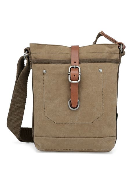 Forest Canvas Zip Crossbody Bag