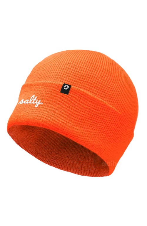 Dalix Salty Beanie Cap In Orange