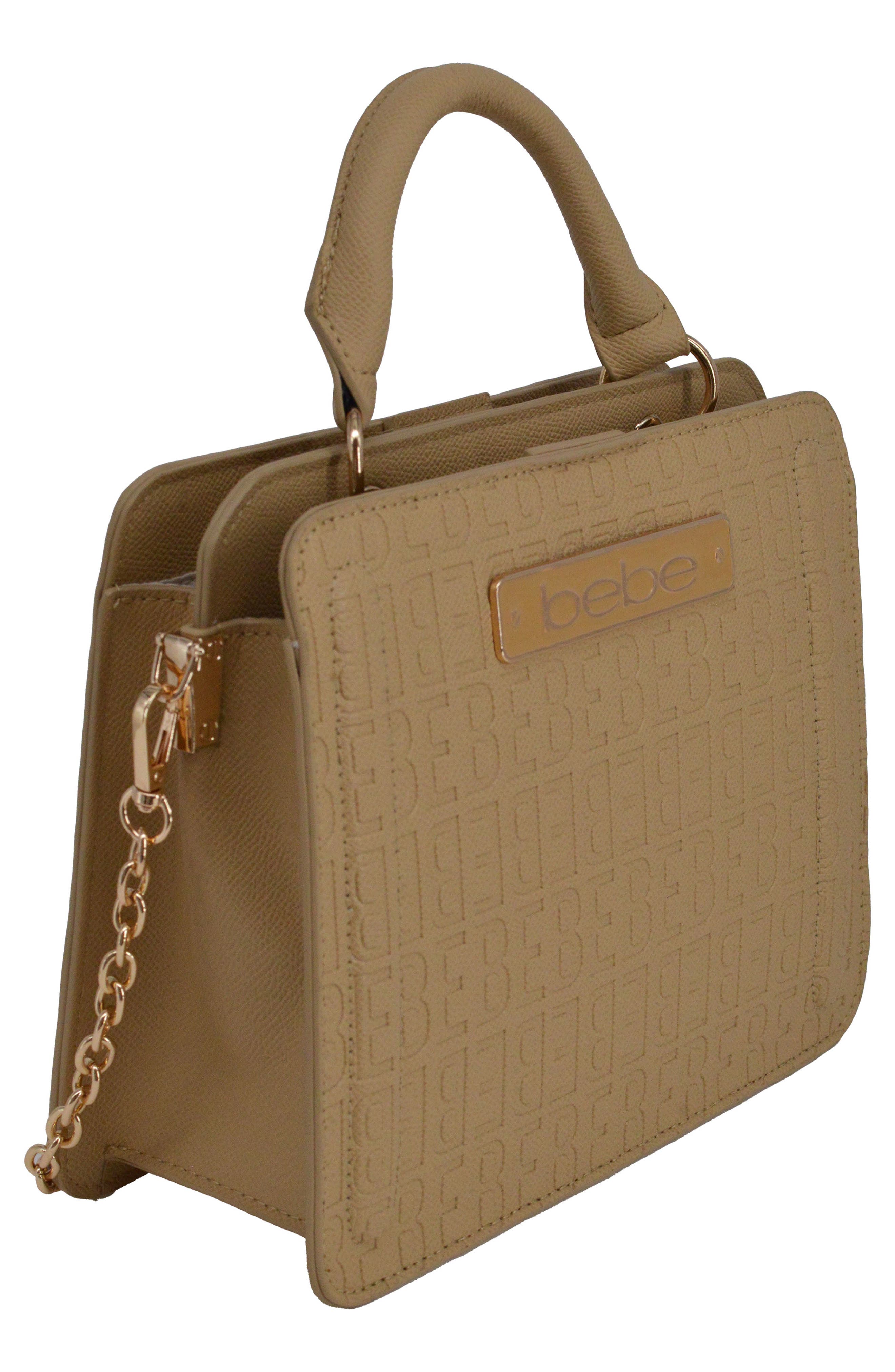 Thea Small Satchel with Card Wallet, Alternate, color, BEIGE