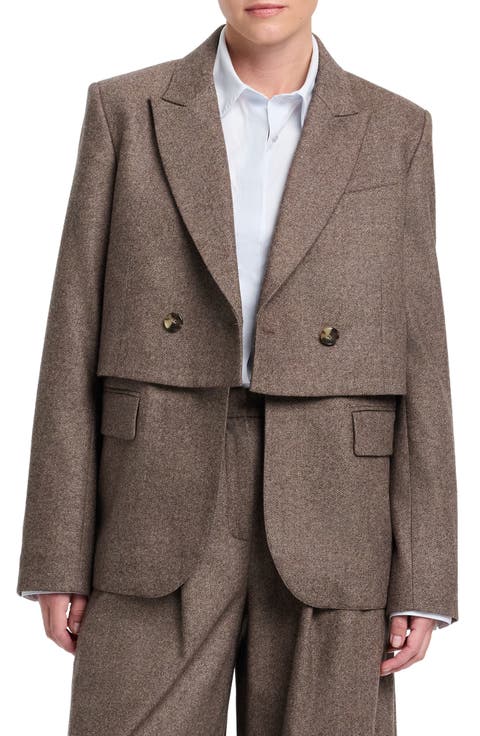 Two Faced Cotton Blazer