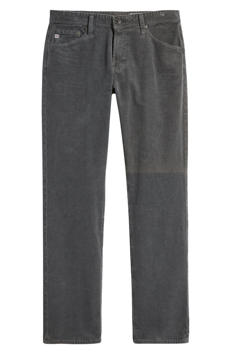 AG Graduate Straight Leg Corduroy Pants, Alternate, color, 1 Year Sulfur Folkestone Grey