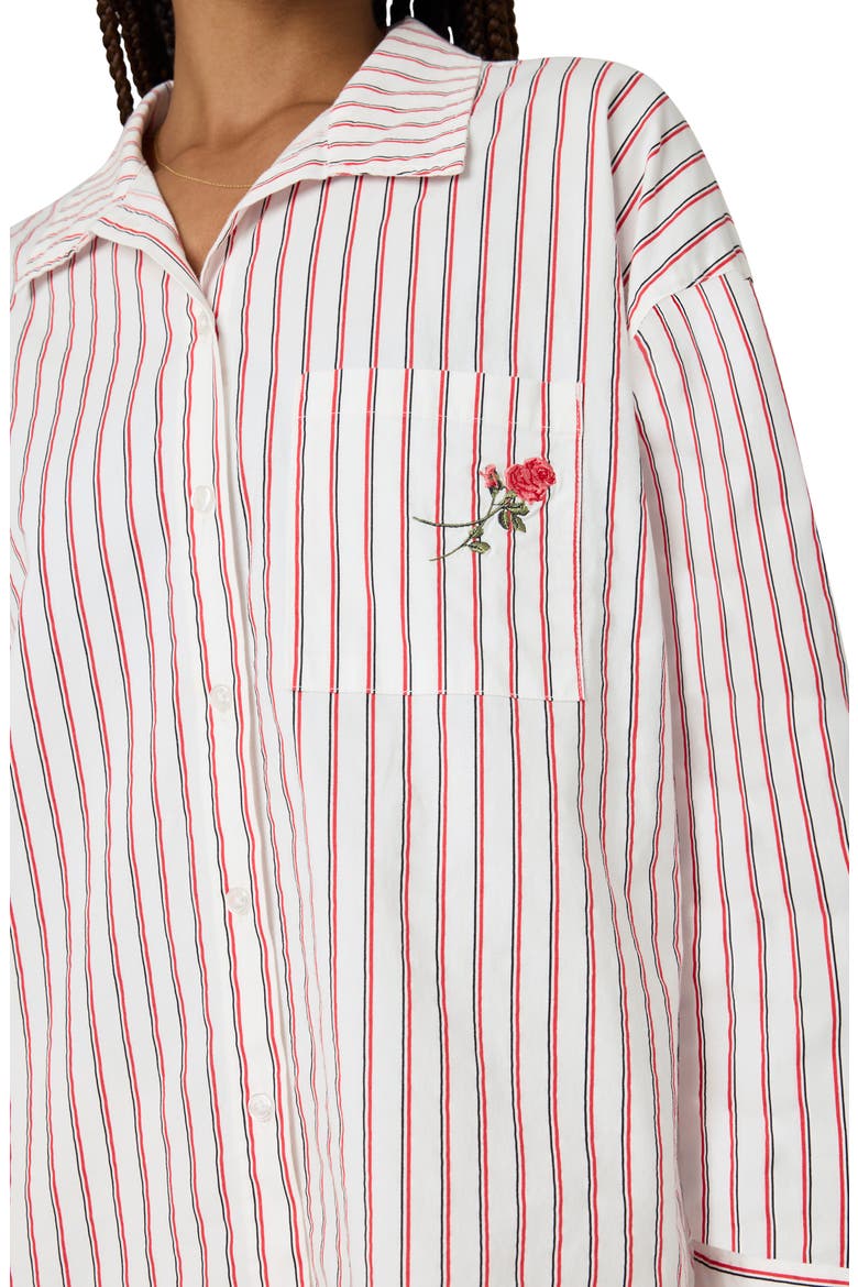Couch Date Sleep Shirt, Alternate, color, ROSE ST JET STM