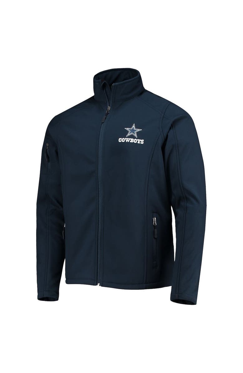DUNBROOKE Men's Dunbrooke Navy Dallas Cowboys Sonoma Softshell Full-Zip Jacket, Alternate, color, 