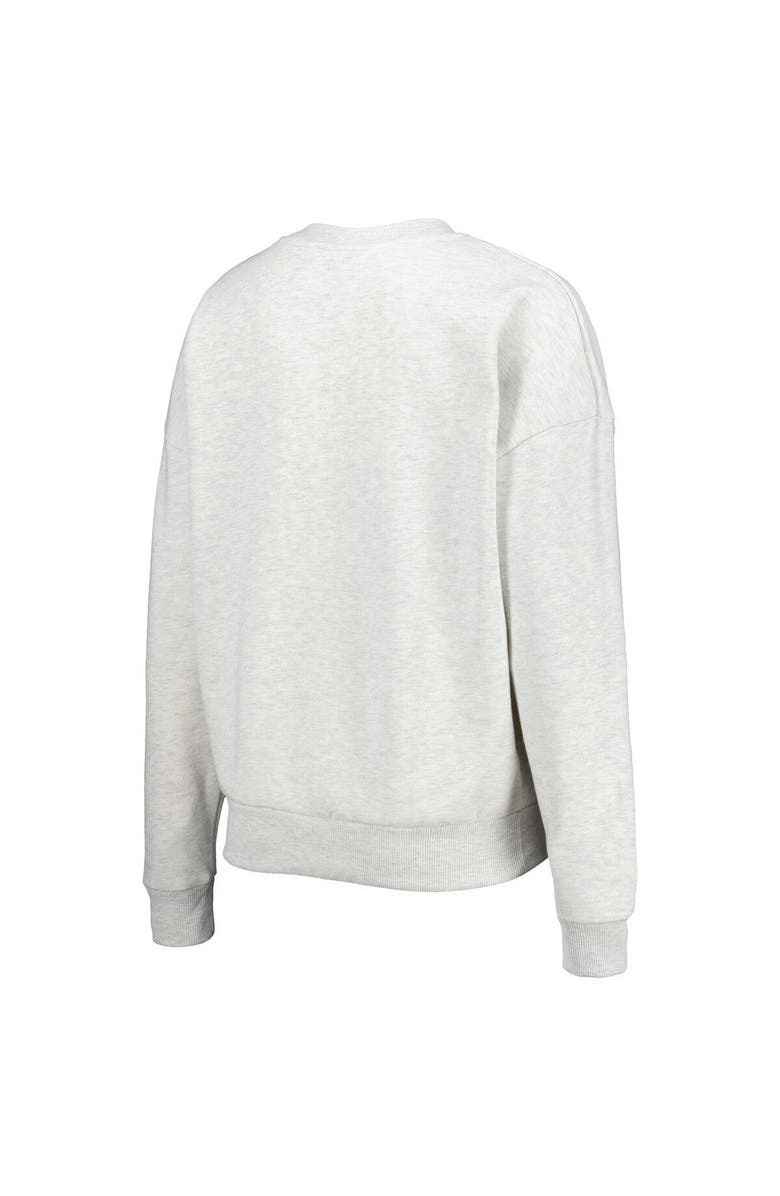 GAMEDAY COUTURE Women's Gameday Couture Heather Gray USC Trojans Chenille Patch Fleece Pullover Sweatshirt, Alternate, color, 