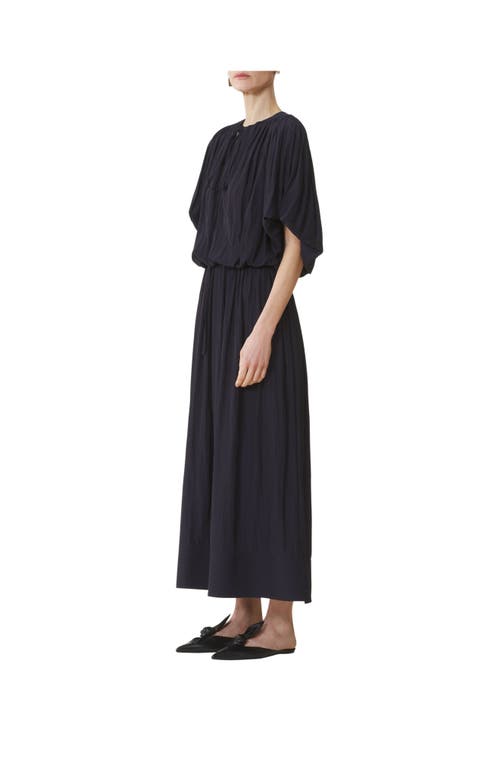 Lanvin Midi Dress In Charmeuse In Gray