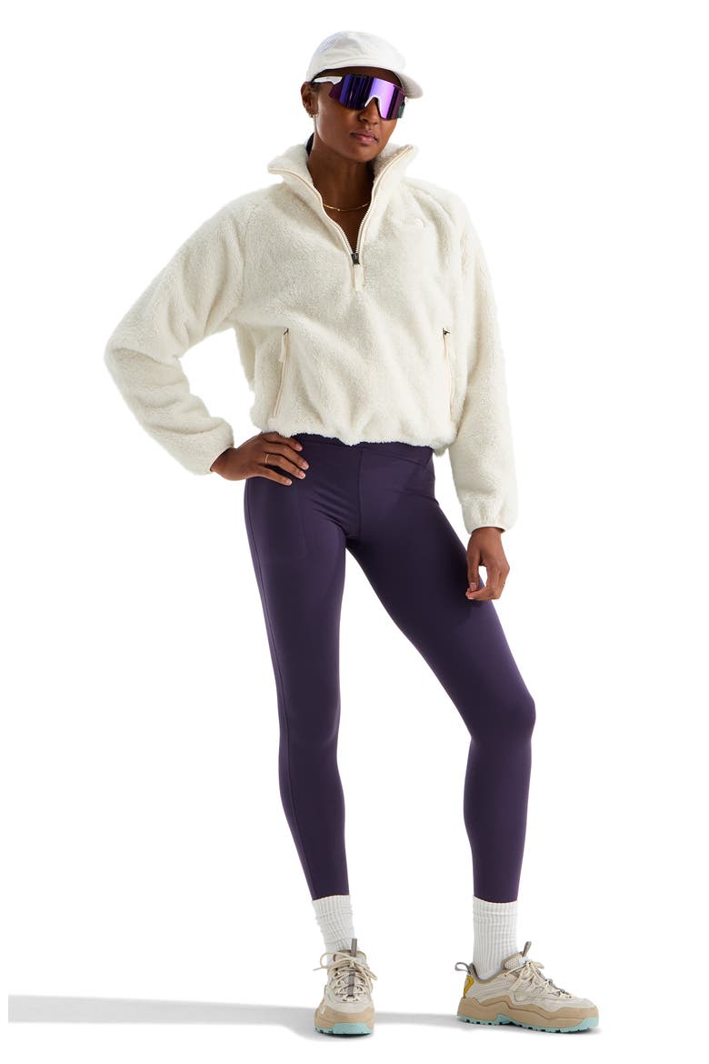 Osito Evolve Quarter Zip High Pile Fleece Jacket, Alternate, color, WHITE DUNE