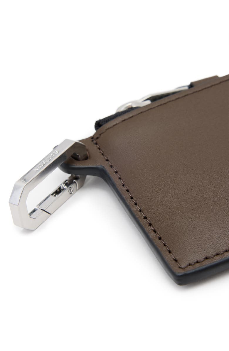 AllSaints Remy Leather Wallet, Alternate, color, Fango Brown
