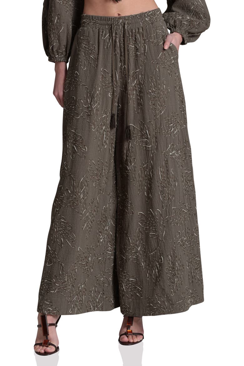 Embroidered Extreme Wide Leg Palazzo Pants video